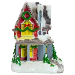 Northlight LED Lighted Snowy House Christmas Village Decoration - 5" - Red -National Tree Company Store GUEST 05c47918 fe87 4b83 8218 a2b9f5308df5