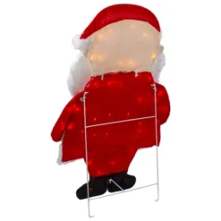 Northlight Lighted 2D Chenille Santa Outdoor Christmas Decoration - 32" - Warm White Lights -National Tree Company Store GUEST 05d9f587 49cb 45b4 a2a4 ac7dae1238bb
