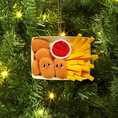 Christmas Fabric Chicken Nuggets Ornament - Wondershop™ 1 Christmas Fabric Chicken Nuggets Ornament - Wondershop™