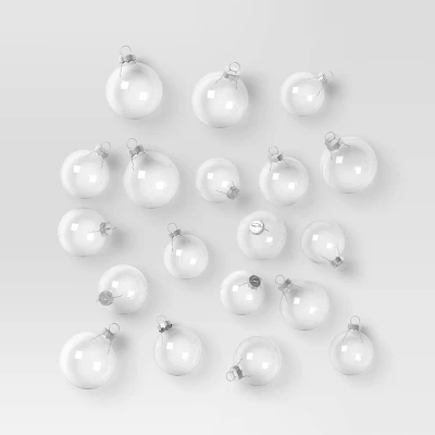 42pc Round Glass Christmas Tree Ornament Set - Wondershop™ 4 42pc Round Glass Christmas Tree Ornament Set - Wondershop™ - Image 4