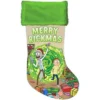 Kurt Adler Rick And Morty Satin Christmas Stocking, 19in