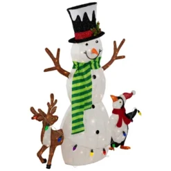 Northlight 3D LED Lighted Snowman And Penguin Outdoor Christmas Decoration - 48" - Warm White -National Tree Company Store GUEST 0ee88143 82fb 43fa a2bb 1af55cb8c419