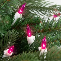 Northlight Mini Incandescent Christmas Lights - Pink - 20.25' White Wire - 100ct -National Tree Company Store GUEST 12876c83 a9dc 41a8 940f 48b0fb367daf