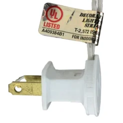 J. Hofert Co Everglow Steady Mini Christmas Light Set Pink - 9.1 Ft White Wire - 50ct