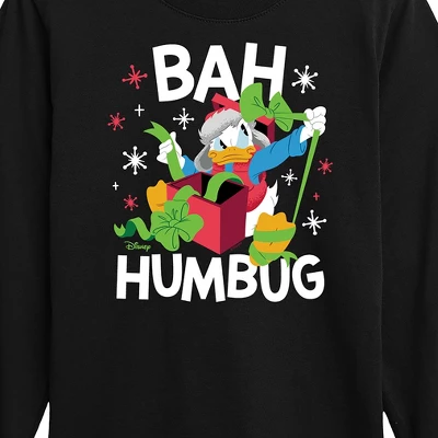 Boys' - Disney - Donald Duck Bah Humbug Christmas Long Sleeve Graphic T-Shirt 1 Boys' - Disney - Donald Duck Bah Humbug Christmas Long Sleeve Graphic T-Shirt
