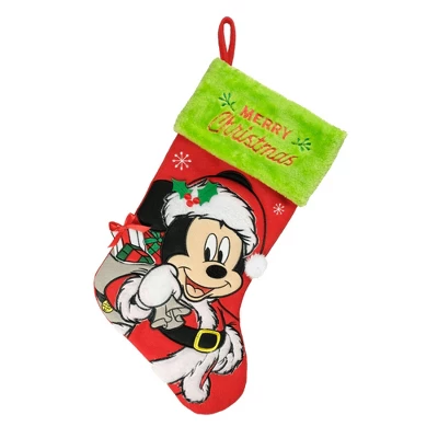 Mickey Mouse & Friends Mickey Mouse Holiday Stocking 20" 1 Mickey Mouse & Friends Mickey Mouse Holiday Stocking 20"