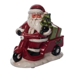 Transpac 8.25 In Holiday Vespa Santa With Music Christmas Decorative Object Dolomite Festive Home Decor -National Tree Company Store GUEST 225ab46a eaa1 4dad b2af 7a73eb47d084