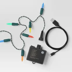 50ct LED Battery Operated Hybrid Miniature String Lights With Green Wire - Wondershop™ 10 50ct LED Battery Operated Hybrid Miniature String Lights With Green Wire - Wondershop™ -National Tree Company Store GUEST 2368e4a3 7b08 47b1 b28b c04b7f06aaa7