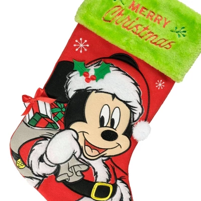 Mickey Mouse & Friends Mickey Mouse Holiday Stocking 20" 2 Mickey Mouse & Friends Mickey Mouse Holiday Stocking 20" - Image 2