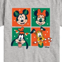 Boys' - Disney - Mickey And Friends Christmas Short Sleeve Graphic T-Shirt