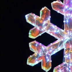 LuxenHome 3-Piece Snowflake Holiday Decoration Set With Battery-Operated Lights Clear 16 LuxenHome 3-Piece Snowflake Holiday Decoration Set With Battery-Operated Lights Clear -National Tree Company Store GUEST 288b79a0 ba56 4a7b 950f 5a555b9ad454