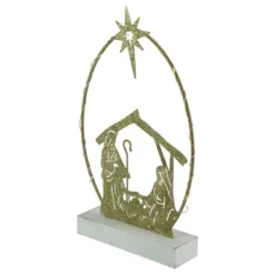 Northlight LED Lighted Glitter Holy Family Nativity Scene Christmas Decoration - 14" -National Tree Company Store GUEST 28aaf650 089d 45da a8c6 1d4a76241e08