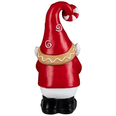 Northlight Gnome Holding Gingerbread Snowflake Cookie Christmas Decoration - 11.5" - Red 10 Northlight Gnome Holding Gingerbread Snowflake Cookie Christmas Decoration - 11.5" - Red - Image 10