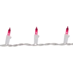 Northlight Mini Incandescent Christmas Lights - Pink - 20.25' White Wire - 100ct -National Tree Company Store GUEST 2d8d1768 499b 4484 b403 d63327836f41