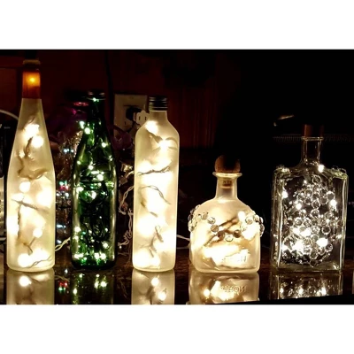 Novelty Lights 35 Light LED Christmas Craft Mini Light Set (White Wire) 2 Novelty Lights 35 Light LED Christmas Craft Mini Light Set (White Wire) - Image 2