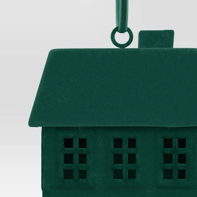 Christmas Metal Green House Ornament - Wondershop™ 2 Christmas Metal Green House Ornament - Wondershop™ - Image 2