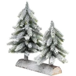 Northlight Frosted Pine Tree Duo Christmas Decoration - 12" - Unlit -National Tree Company Store GUEST 3b21e9aa 01a9 4088 b64e 50246bdea365