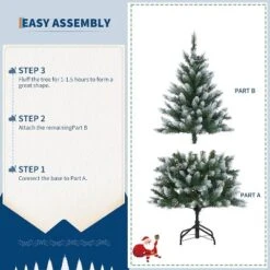 4.5/6/7.5/9ft Pre-Lit Artificial Christmas Tree With Pinecones, Warm White Lights, Hinged Branches, PVC Fir Tips, Easy Assembly 13 4.5/6/7.5/9ft Pre-Lit Artificial Christmas Tree With Pinecones, Warm White Lights, Hinged Branches, PVC Fir Tips, Easy Assembly -National Tree Company Store GUEST 440311d0 9c41 465d afe0 e7150e891007