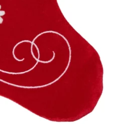 Northlight 20.5-Inch Red And White Velvet With White Snowflake Christmas Stocking 8 Northlight 20.5-Inch Red And White Velvet With White Snowflake Christmas Stocking -National Tree Company Store GUEST 478d92d3 42b6 4fb8 b449 f2eb70a61cd7