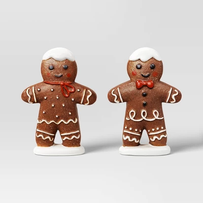 2pk Christmas Ceramic Gingerbread Decor - Wondershop™ 5 2pk Christmas Ceramic Gingerbread Decor - Wondershop™ - Image 5