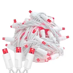 Novelty Lights 34 Feet 100 Light LED Christmas Lights White Wire, Connectable Mini String, Indoor/Outdoor, Commercial Grade, UL Listed 26 Novelty Lights 34 Feet 100 Light LED Christmas Lights White Wire, Connectable Mini String, Indoor/Outdoor, Commercial Grade, UL Listed -National Tree Company Store GUEST 4a3ef2d4 8122 4674 8211 b03c938825e5