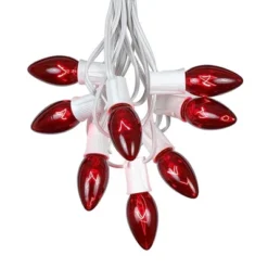 Novelty Lights 100 Feet C9 Christmas String Light Set, Vintage Holiday Hanging Light Set, White Wire 28 Novelty Lights 100 Feet C9 Christmas String Light Set, Vintage Holiday Hanging Light Set, White Wire -National Tree Company Store GUEST 4dce6fd7 e2e4 408d b2c7 826fae83898e