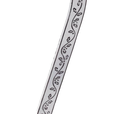 2ct Holly Stocking Holder White - Stocking Scrolls: Metal Mantel Hangers, Protective Gripper, 5.9"H 1 2ct Holly Stocking Holder White - Stocking Scrolls: Metal Mantel Hangers, Protective Gripper, 5.9"H