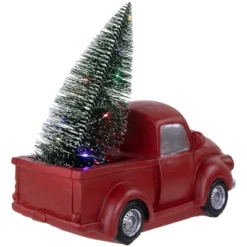 Northlight LED Lighted Pine Tree In Vintage Truck Christmas Decoration - 10" - Red -National Tree Company Store GUEST 50f6d89a 634c 45ae aac9 aefd267fef8e