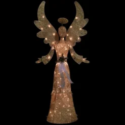 Northlight Lighted Golden Angel Christmas Decoration - 68" - Clear Lights -National Tree Company Store GUEST 561c55b2 4e07 4556 8fec 11035b02bb41