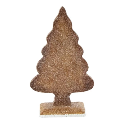 Northlight Glittered Gingerbread Tree Christmas Decoration - 8.25" 5 Northlight Glittered Gingerbread Tree Christmas Decoration - 8.25" - Image 5