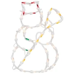 Northlight Lighted Snowman Christmas Window Silhouette Decoration - 15" - Multicolor Lights -National Tree Company Store GUEST 579daf5f 54ed 4faa 8f9c 746ed565e885