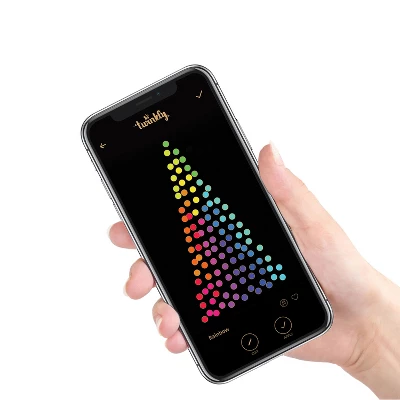 Home Heritage Luminations Christmas Holiday Party Lights, Twinkly Smart App Control, 33-Foot String, Straight Wrapped Dome, 100 RGB LED Bulbs (4 Pack) 5 Home Heritage Luminations Christmas Holiday Party Lights, Twinkly Smart App Control, 33-Foot String, Straight Wrapped Dome, 100 RGB LED Bulbs (4 Pack) - Image 5