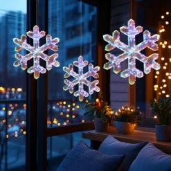 LuxenHome 3-Piece Snowflake Holiday Decoration Set With Battery-Operated Lights Clear 19 LuxenHome 3-Piece Snowflake Holiday Decoration Set With Battery-Operated Lights Clear -National Tree Company Store GUEST 595f38d8 7f2f 41a0 93fe ae8bdacbf7c4