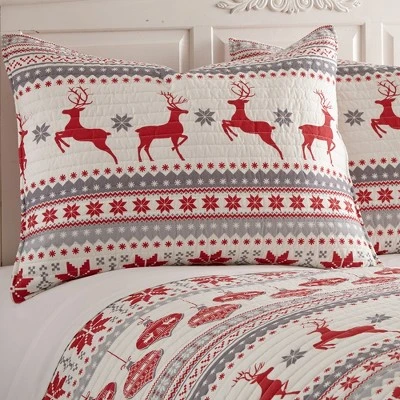 Silent Night Holiday Quilt Set - Levtex Home 4 Silent Night Holiday Quilt Set - Levtex Home - Image 4