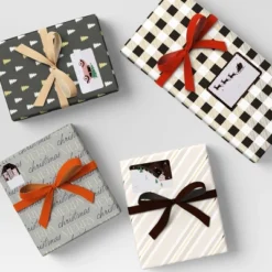 50ct Christmas Peel And Stick Gift Tags Blush/White - Wondershop™