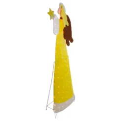 Northlight 72" Lighted 2D Yellow Chenille Angel Outdoor Christmas Decoration -National Tree Company Store GUEST 5cd35eb7 4ff3 4bca ac79 fa312aa95922