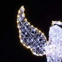 LuxenHome 5Ft Angel Playing Trumpet Outdoor Holiday Decoration With Lights White 17 LuxenHome 5Ft Angel Playing Trumpet Outdoor Holiday Decoration With Lights White -National Tree Company Store GUEST 61a53e79 9f48 47c2 8631 1bee8c61ac16