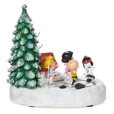 Peanuts Skatepond Musical LED Christmas Decorative Figurine 4 Peanuts Skatepond Musical LED Christmas Decorative Figurine - Image 4