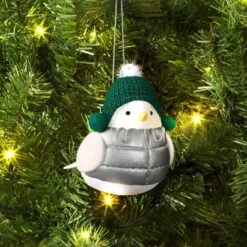 Christmas Featherly Friends Ornament Puffer Vest - Wondershop™