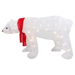 Northlight LED Lighted Tinsel Polar Bear Outdoor Christmas Decoration - 32" - Warm White Lights 12 Northlight LED Lighted Tinsel Polar Bear Outdoor Christmas Decoration - 32" - Warm White Lights -National Tree Company Store GUEST 653a748b 133d 4423 a6dd 18c2c7bfb633