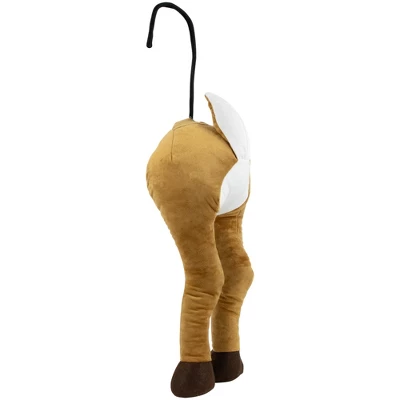 Northlight 20" Plush Hanging Reindeer Legs Christmas Decoration 3 Northlight 20" Plush Hanging Reindeer Legs Christmas Decoration - Image 3