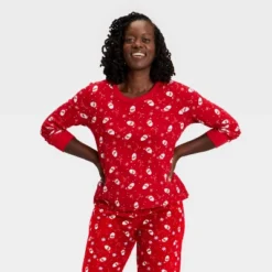 Women's Santa Print Ribbed Long Sleeve Holiday Matching Family Pajama Shirt - Wondershop™ Red 8 Women's Santa Print Ribbed Long Sleeve Holiday Matching Family Pajama Shirt - Wondershop™ Red -National Tree Company Store GUEST 65adab42 0d8c 4997 a75e ee11145fdeee