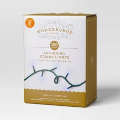 9.5' 3mm 100ct LED Micro Christmas String Lights With Green Wire - Wondershop™ 16 9.5' 3mm 100ct LED Micro Christmas String Lights With Green Wire - Wondershop™ -National Tree Company Store GUEST 65eb7382 a1ce 4494 a190 1be6ffcda734