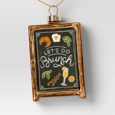 Christmas Gift Ornament Set 3pc Glass Brunch - Wondershop™ 5 Christmas Gift Ornament Set 3pc Glass Brunch - Wondershop™ - Image 5