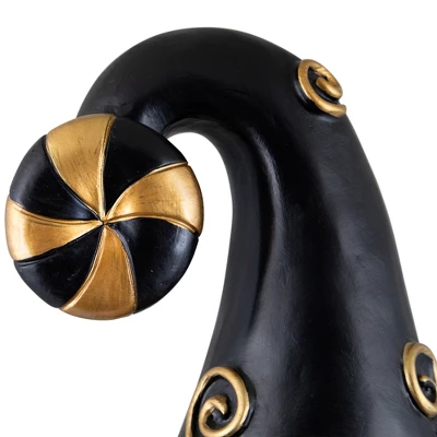 Northlight Gnome Holding Gingerbread Man Cookie Christmas Decoration - 13" - Black 7 Northlight Gnome Holding Gingerbread Man Cookie Christmas Decoration - 13" - Black - Image 7