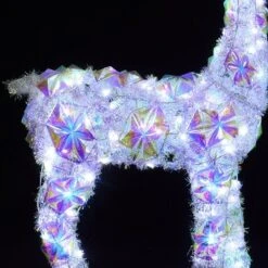 LuxenHome 3-Piece Multi-Color Snowflake Deer Family Outdoor Holiday Decoration With 340 Lights White, Multi -National Tree Company Store GUEST 6b9de3d5 806f 46a5 b677 8de3e51a21f0