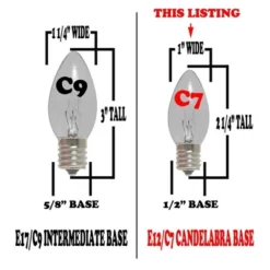 Novelty Lights 25 Feet C7 Christmas String Light Set, Vintage Holiday Hanging Light Set, Green Wire 20 Novelty Lights 25 Feet C7 Christmas String Light Set, Vintage Holiday Hanging Light Set, Green Wire -National Tree Company Store GUEST 6cf20065 d678 4445 a28d e84f59835800