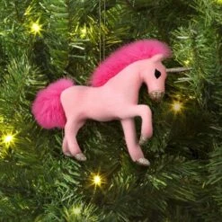 Christmas Pink Unicorn Ornament - Wondershop™