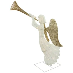 Northlight Lighted Glittered Trumpeting Angel Outdoor Christmas Decoration - 48" - Clear Lights -National Tree Company Store GUEST 70cd1031 17df 4950 9ec0 8565054d8768