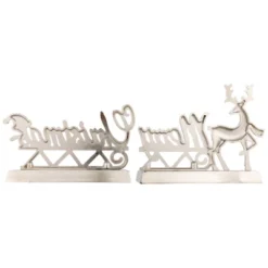 Northlight Set Of 2 Silver Reindeer Merry Christmas Metal Stocking Holders 5.5" 8 Northlight Set Of 2 Silver Reindeer Merry Christmas Metal Stocking Holders 5.5" -National Tree Company Store GUEST 71148840 be92 4375 b6ed 43842893c60c